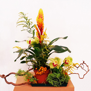 Розовый букет