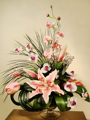 Розовый букет